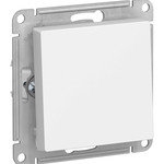 Выключатель ATLASDESIGN с самовозвратом схема 1 10АХ механизм белый